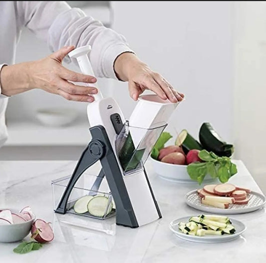 Vegetable Cutter/Slicer Makes Work Fast And Easy